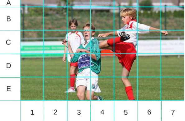 two kids play football